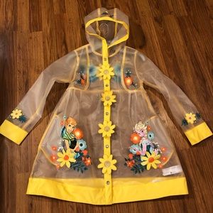 Disney Store Frozen Rain Coat Size 7/8